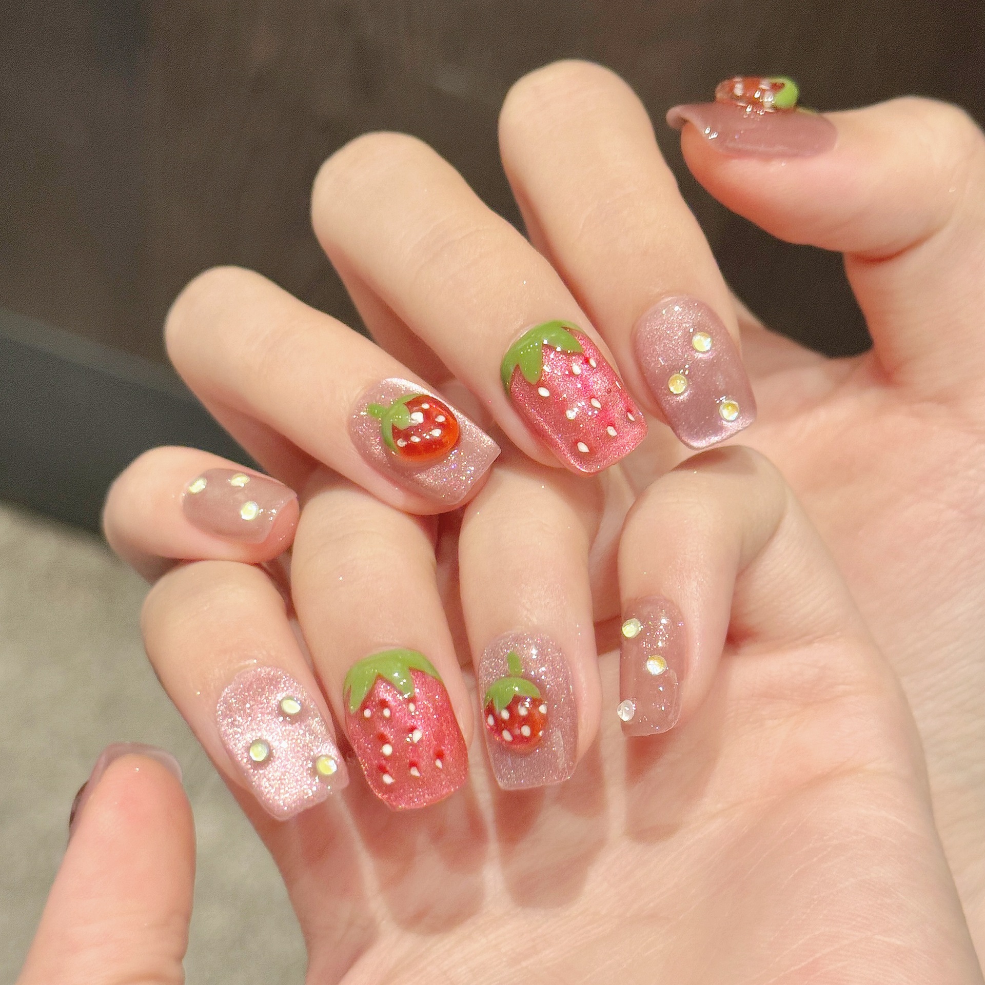 10pcs Handmade Press on Nails  - Decorating Tip Set avaliação e preço