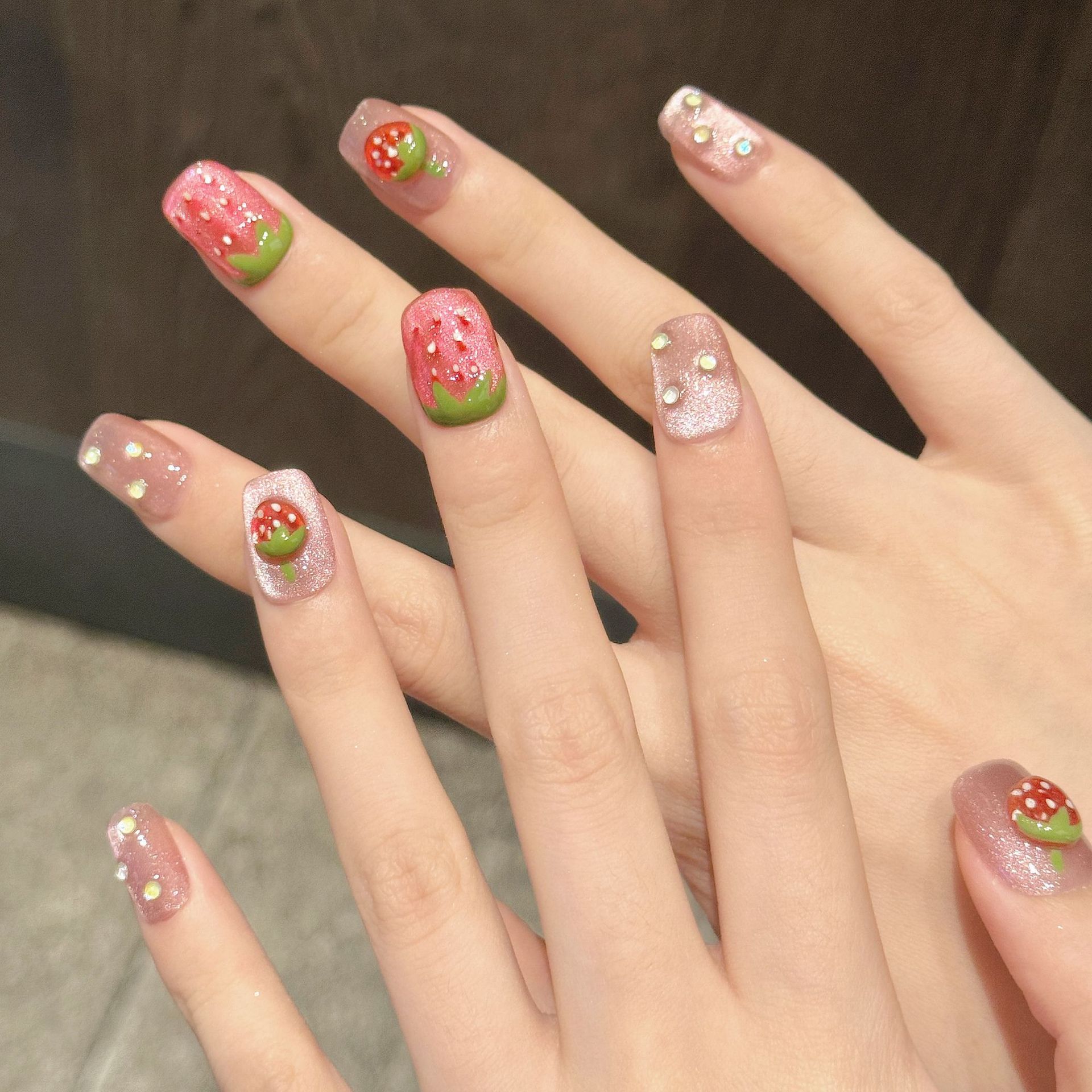 10pcs Handmade Press on Nails  - Decorating Tip Set avaliação e preço