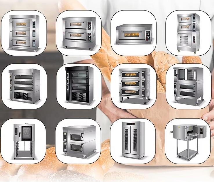 3 Deck 6 Trays Commercial Kitc - Commercial Kitchen Baking Equipment avaliação e preço