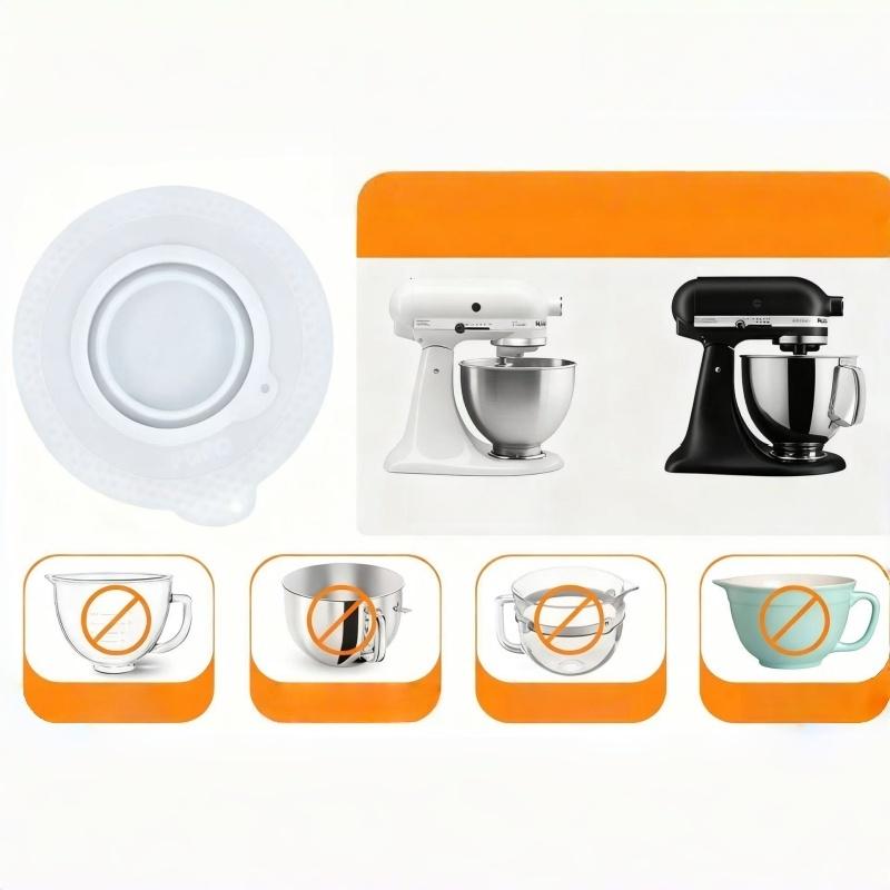 1Pcs DIY Silicone Mixers Bowl  - Kitchen Aid Baking Lid avaliação e preço