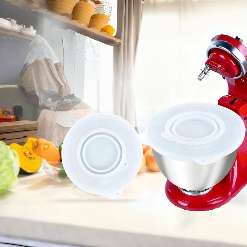 1Pcs DIY Silicone Mixers Bowl  - Kitchen Aid Baking Lid avaliação e preço