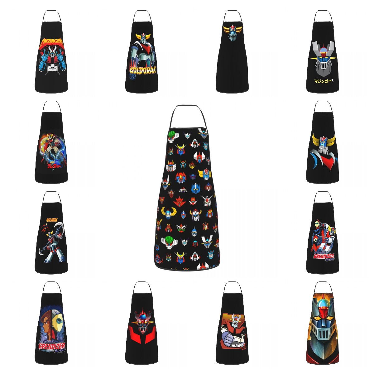 Ufo Robot Logo Funny Apron Men - Kitchen Robot Baking avaliação e preço