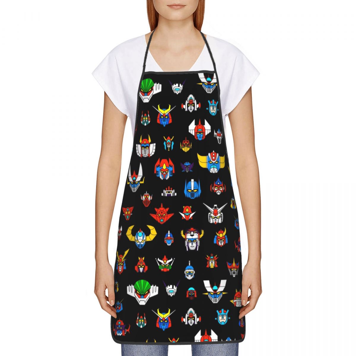 Ufo Robot Logo Funny Apron Men - Kitchen Robot Baking avaliação e preço