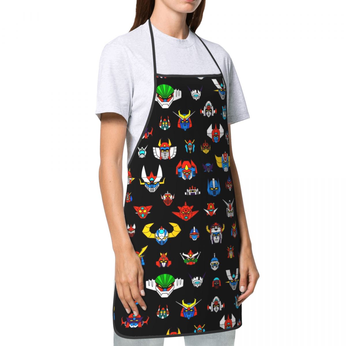 Ufo Robot Logo Funny Apron Men - Kitchen Robot Baking avaliação e preço