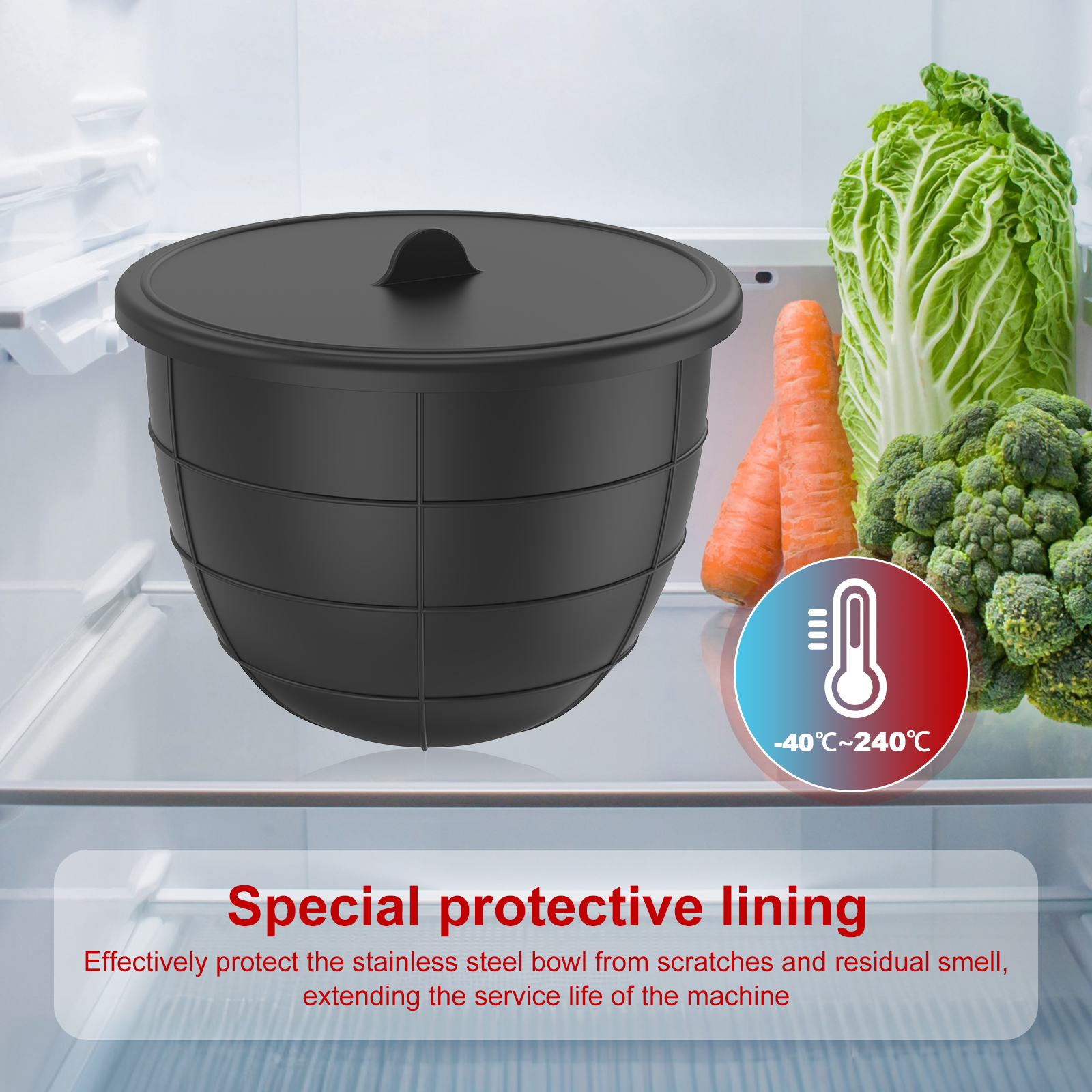3 Pcs Kitchen Silicone Bowl In - Kitchen Aid Baking Lid avaliação e preço