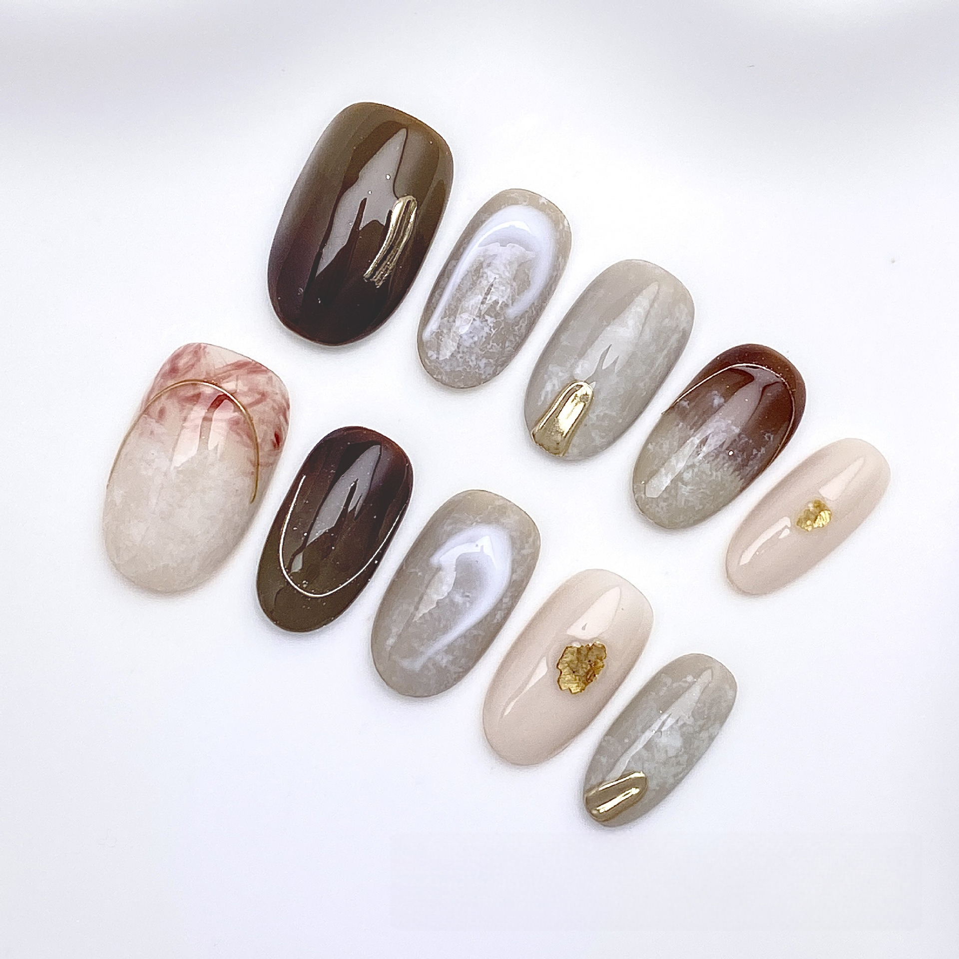 False Nails Tips 10pcs/Set Fak - Decorating Tip Set avaliação e preço