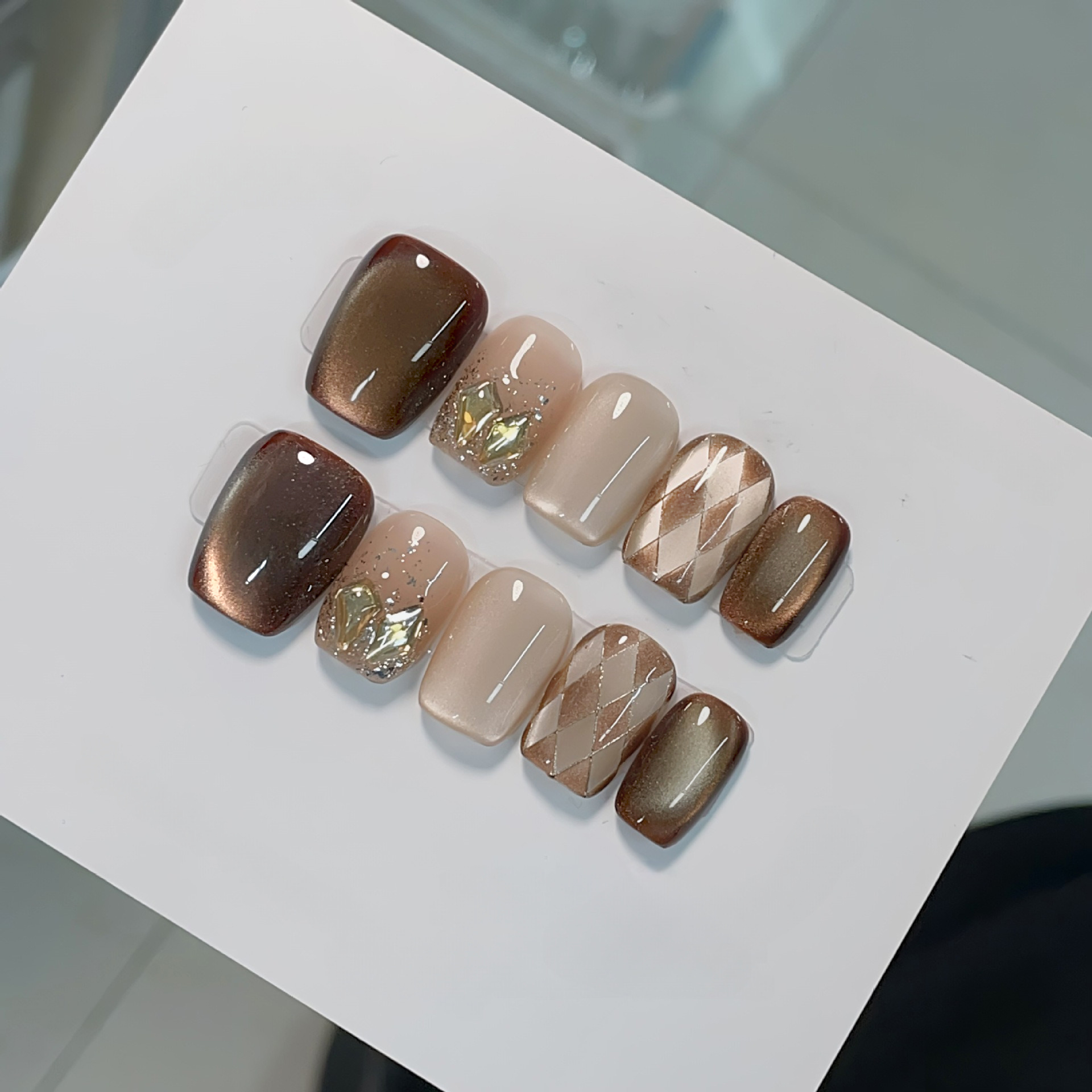 False Nails Tips 10pcs/Set Fak - Decorating Tip Set avaliação e preço