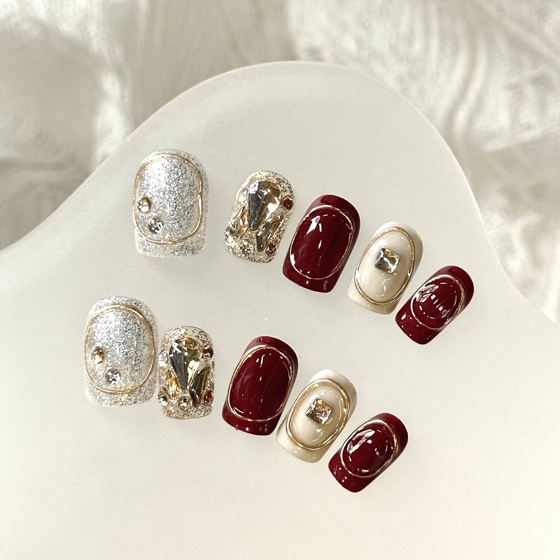 False Nails Tips 10pcs/Set Fak - Decorating Tip Set avaliação e preço