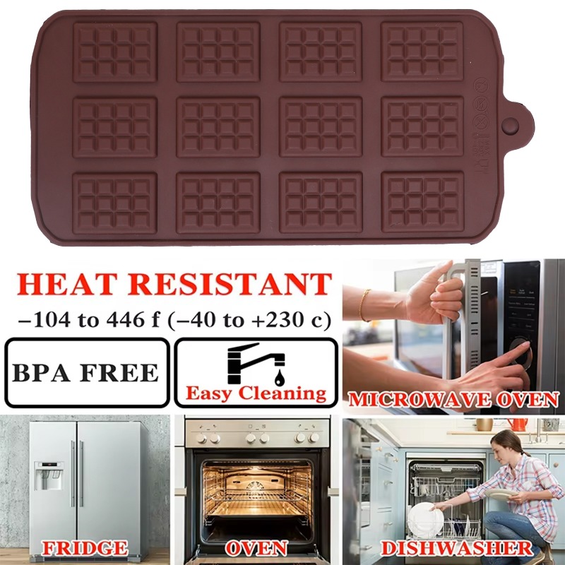 Silicone Chocolate Mold 12 Eve - Kitchen Baking Molds avaliação e preço