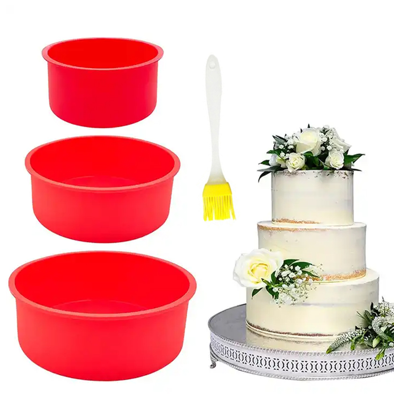 Round Silicone Cake Pan Baking - Springform Pan Set avaliação e preço
