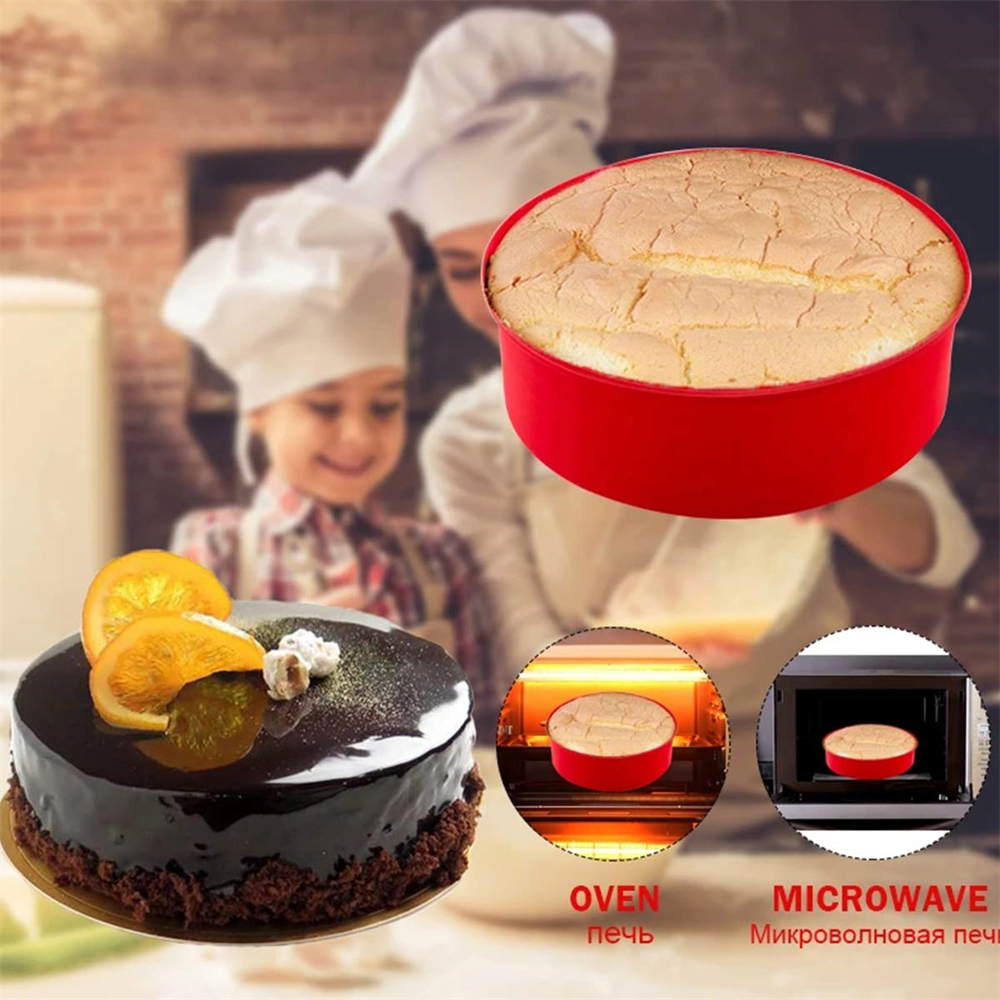Round Silicone Cake Pan Baking - Springform Pan Set avaliação e preço