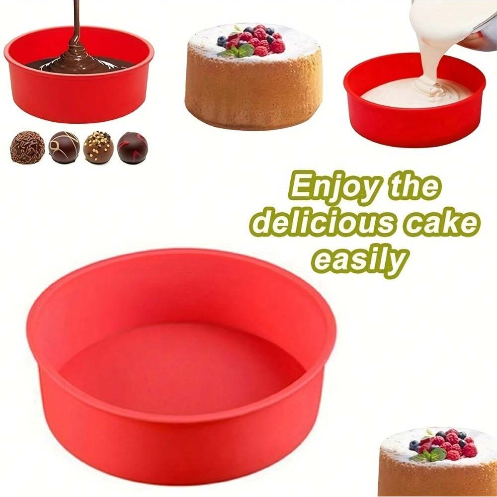 Round Silicone Cake Pan Baking - Springform Pan Set avaliação e preço