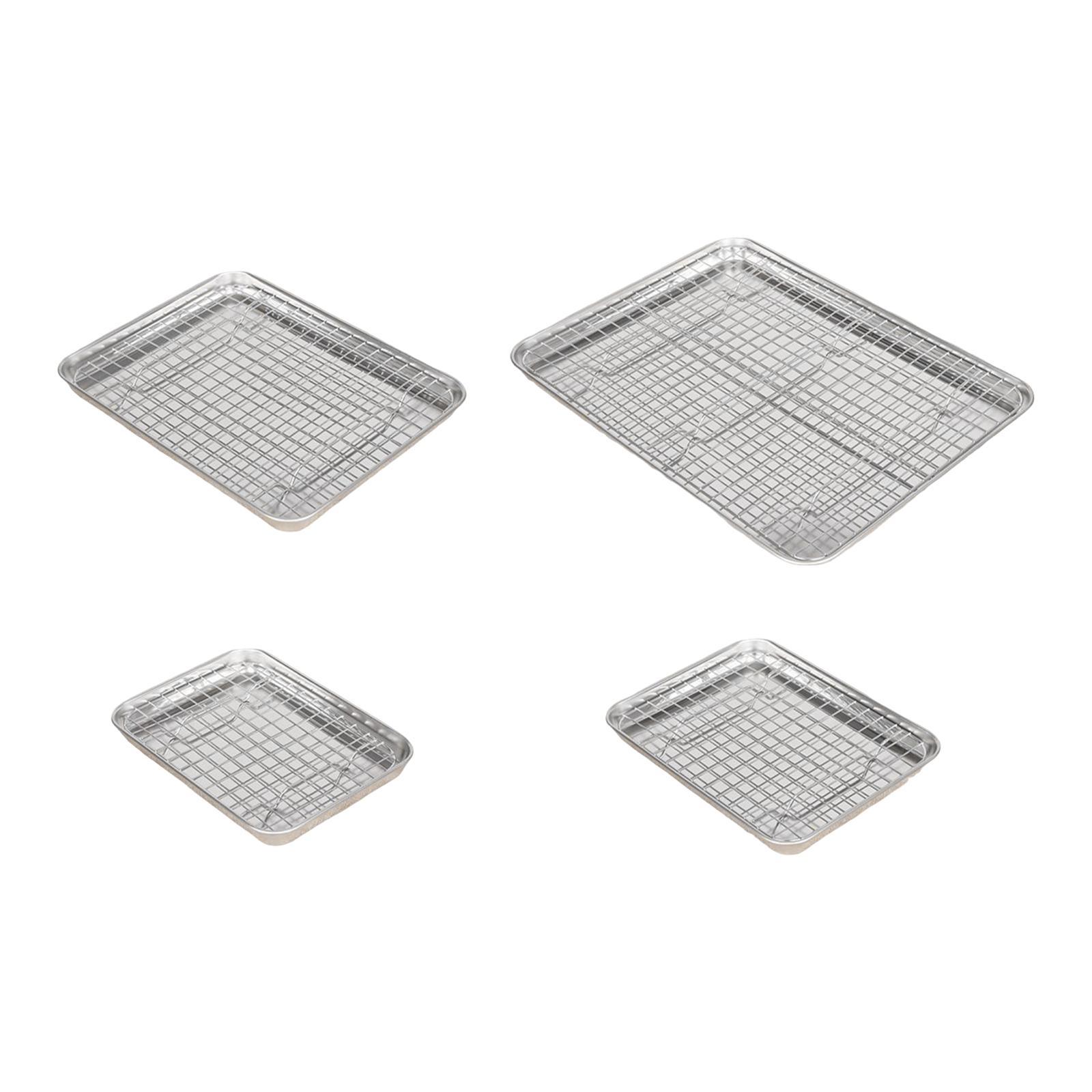 Stainless Steel Baking Sheet w - Kitchen Baking Pan Storage avaliação e preço