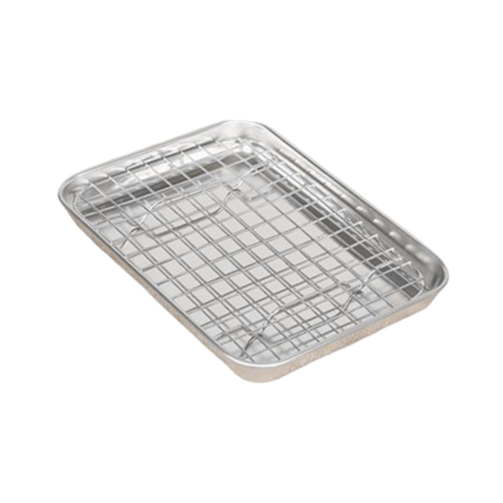 Stainless Steel Baking Sheet w - Kitchen Baking Pan Storage avaliação e preço