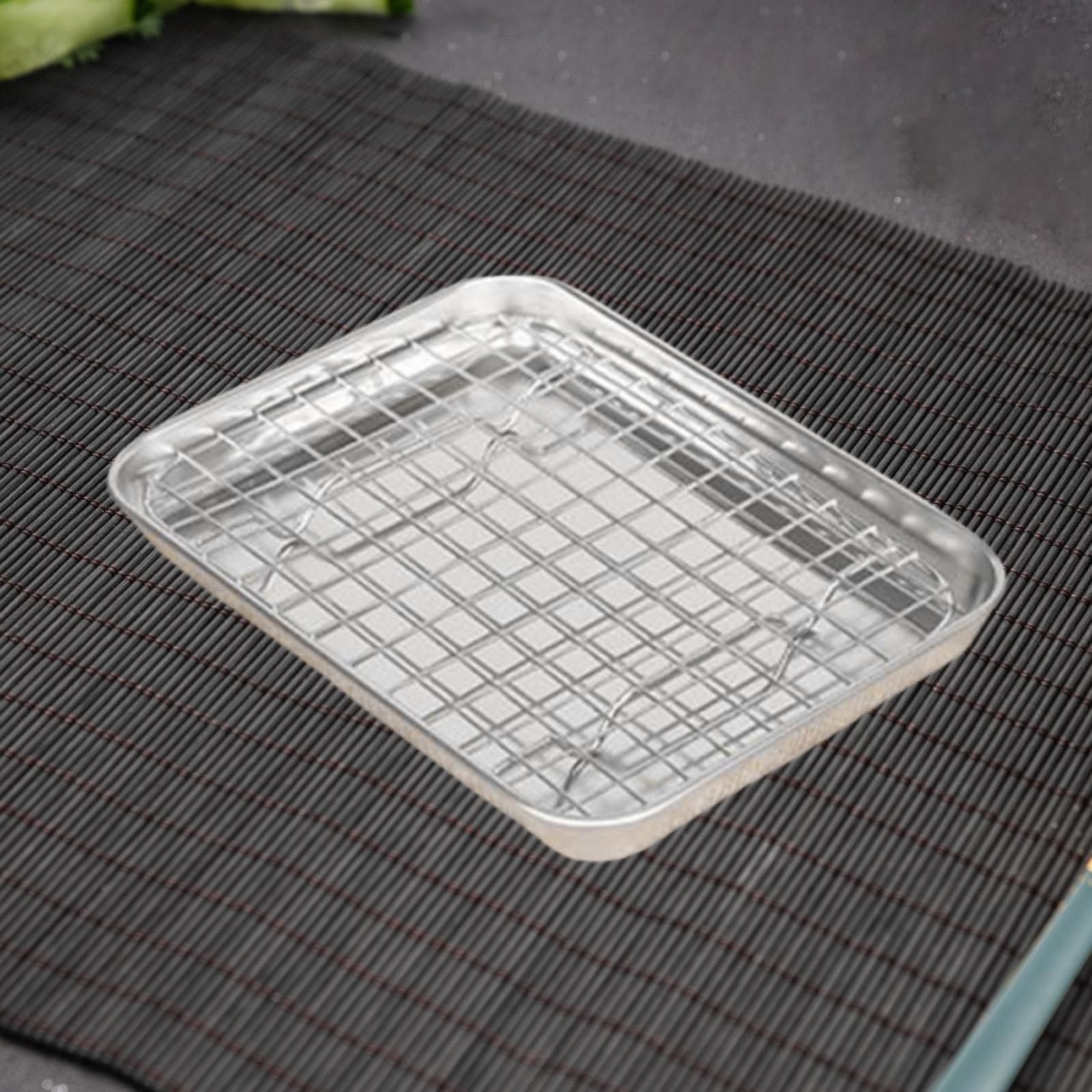 Stainless Steel Baking Sheet w - Kitchen Baking Pan Storage avaliação e preço