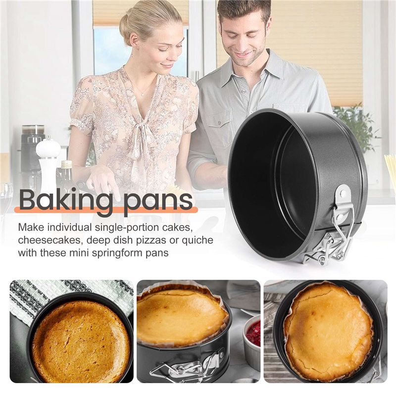 AT21-4-Inch Mini Springform Pa - Springform Pan Set avaliação e preço