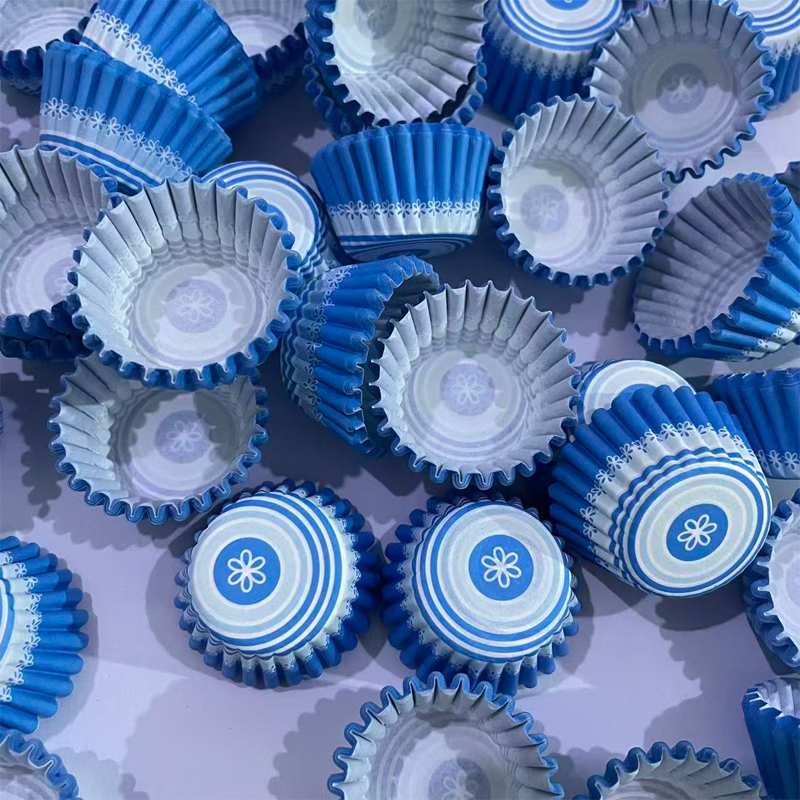 200Pcs/500Pcs/1000Pcs Blue Flo - Kitchen Baking Mat avaliação e preço