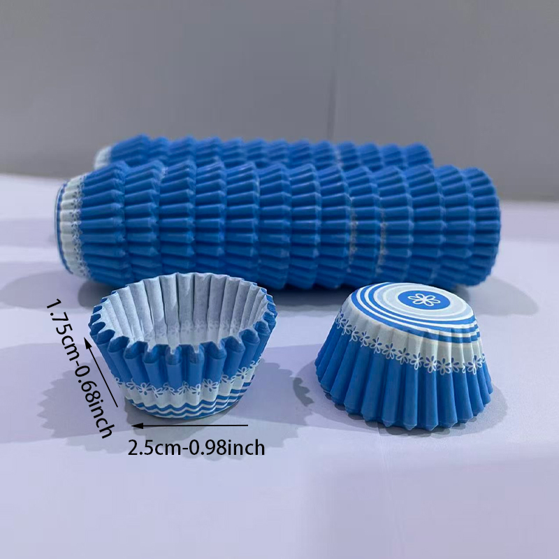 200Pcs/500Pcs/1000Pcs Blue Flo - Kitchen Baking Mat avaliação e preço