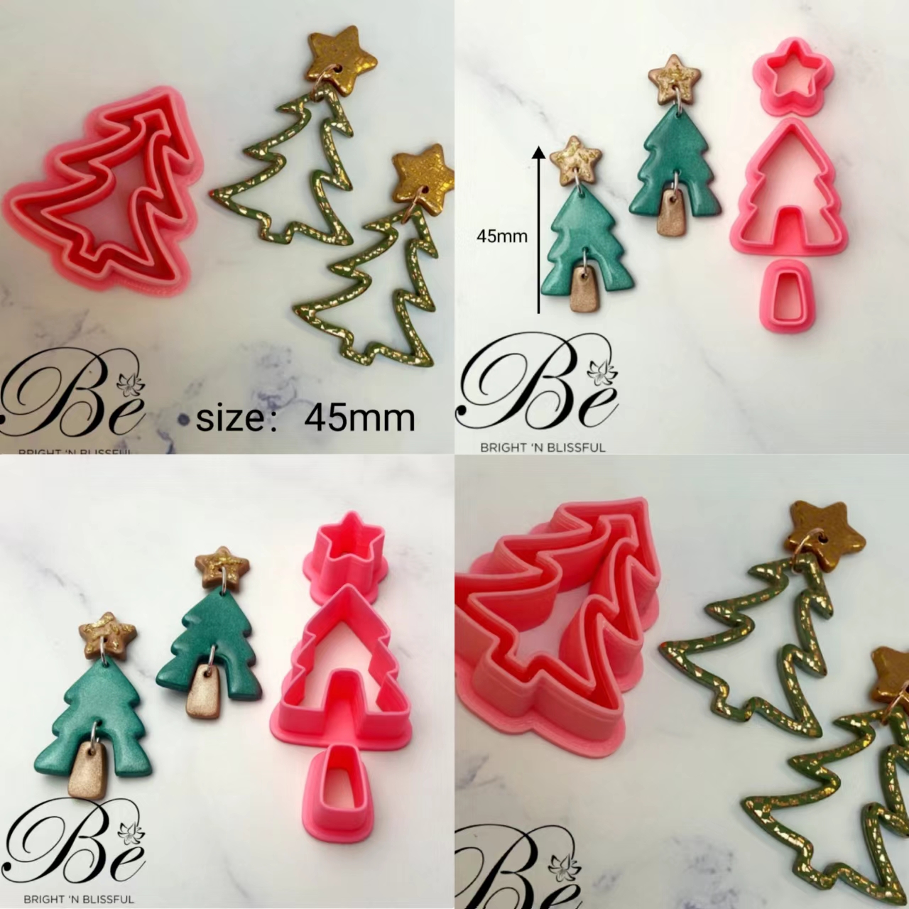Clay Cutter Shape Christmas Tr - Cookie Cutter Set avaliação e preço