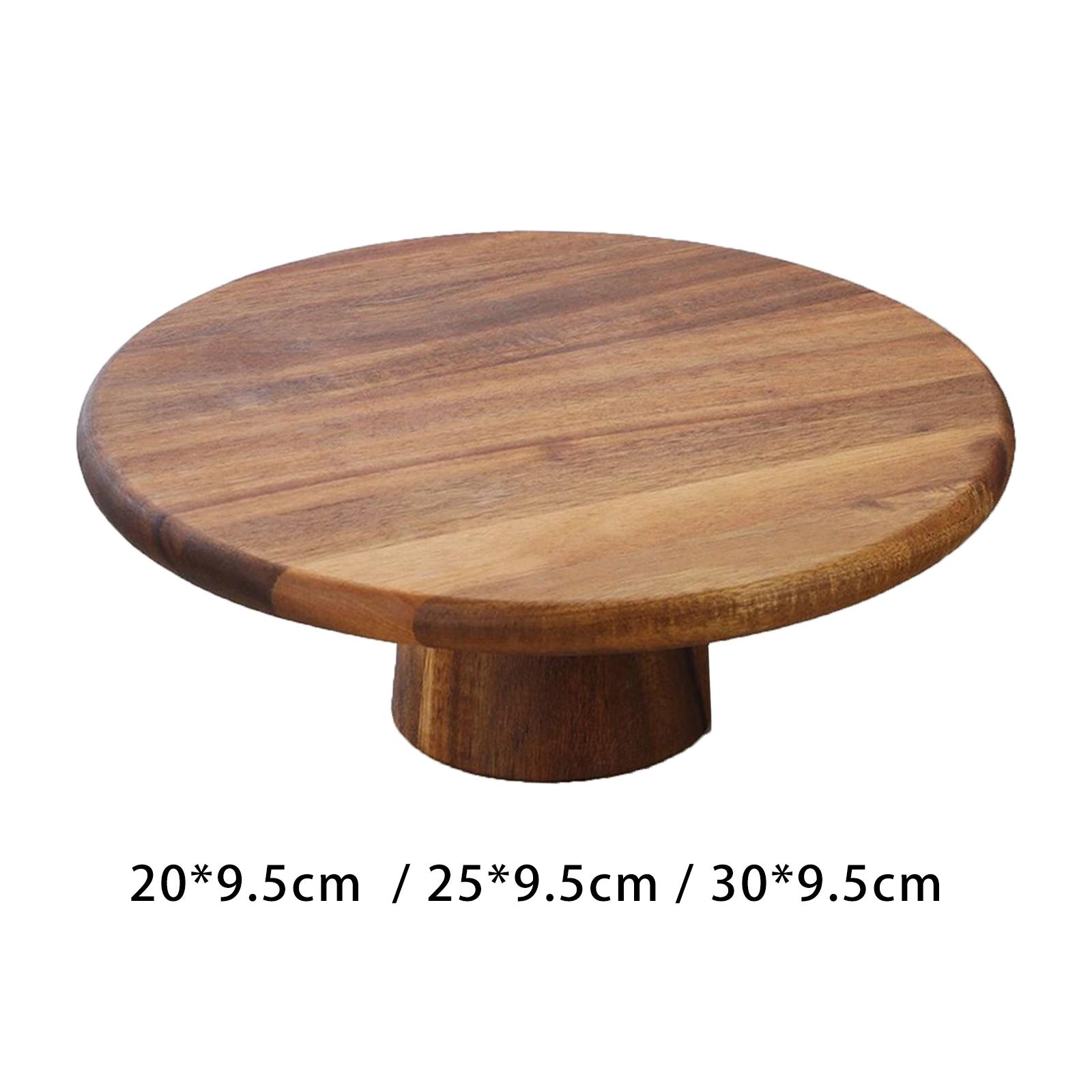Wood Cake Stand Multiuse Chees - Cake Board Round avaliação e preço
