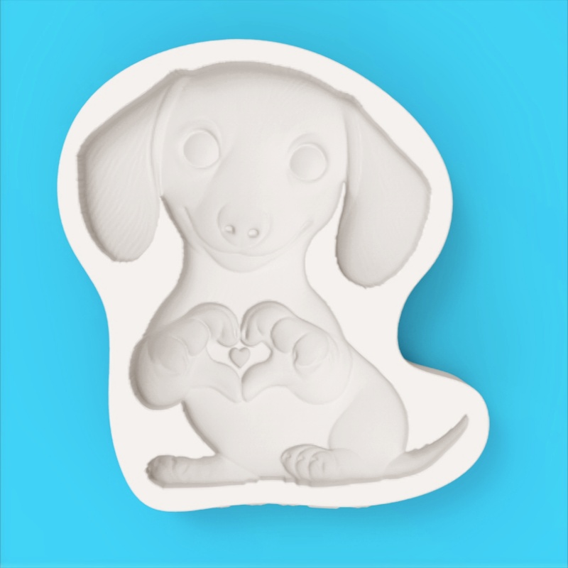 Dachshund Dog Silicone Mold, F - Kitchen Baking Molds avaliação e preço