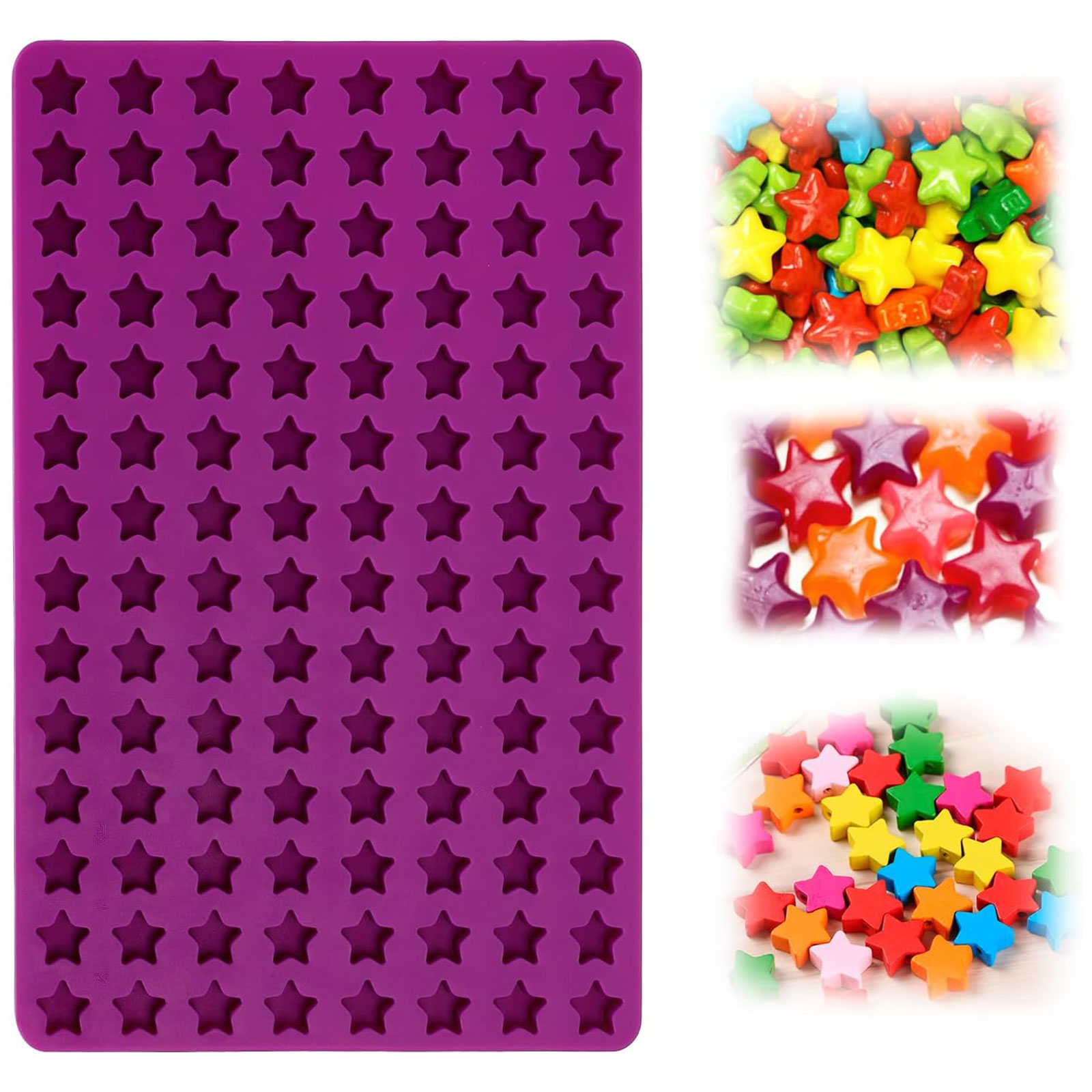112 Cavity Mini Star Silicone  - Kitchen Baking Molds avaliação e preço