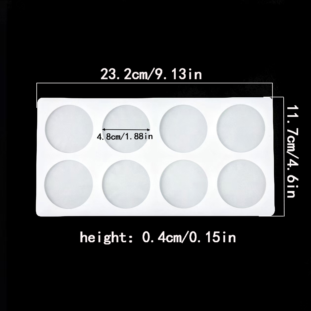 8-cavity cylindrical sugar fli - Kitchen Baking Molds avaliação e preço