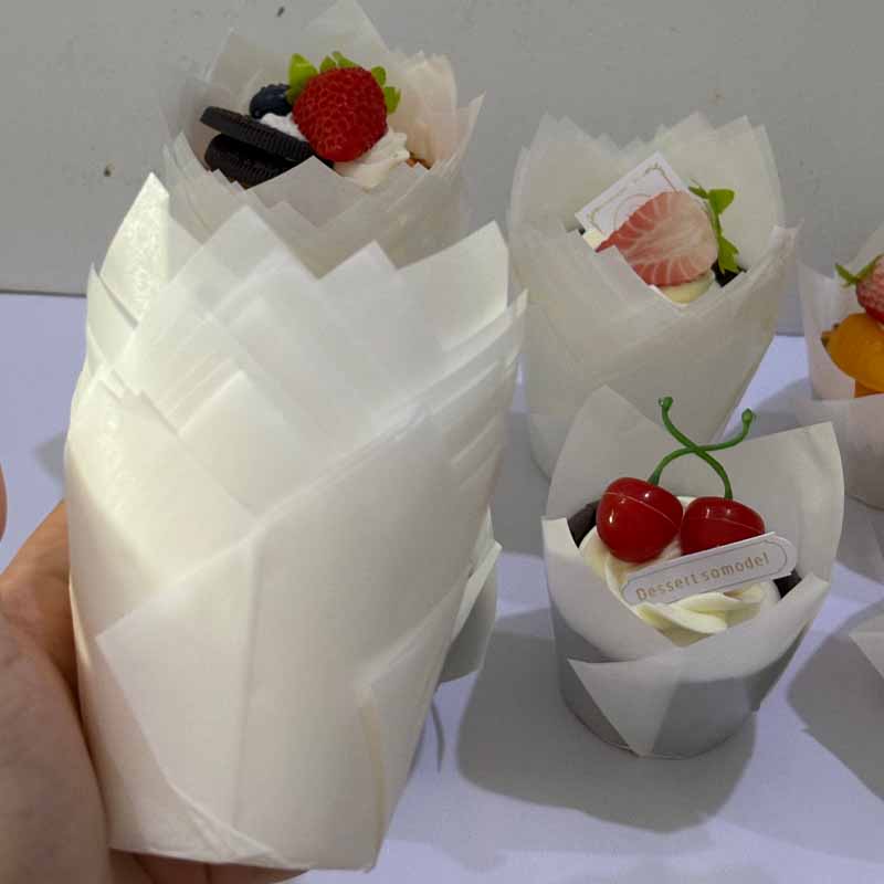50Pcs/100Pcs/200Pcs Tulip Cake - Kitchen Baking Mat avaliação e preço