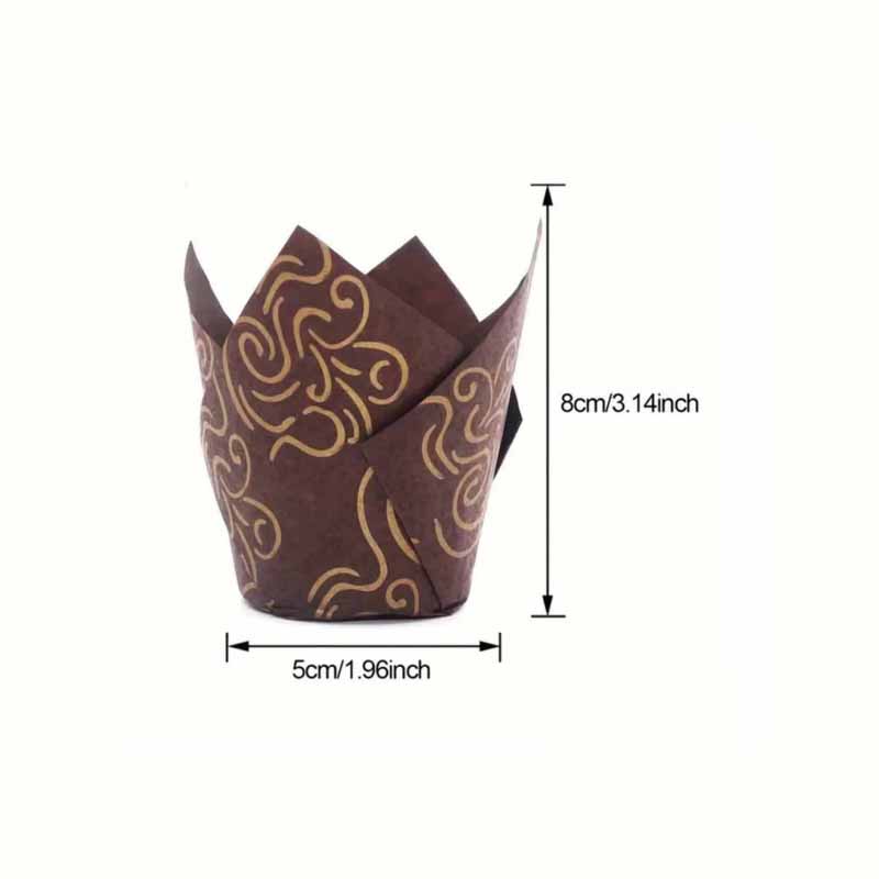 50Pcs/100Pcs/200Pcs Tulip Cake - Kitchen Baking Mat avaliação e preço