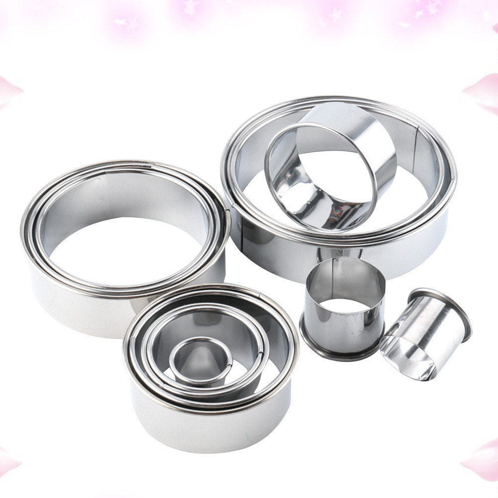 14Pcs Round Shape Biscuit Cutt - Cookie Cutter Set avaliação e preço