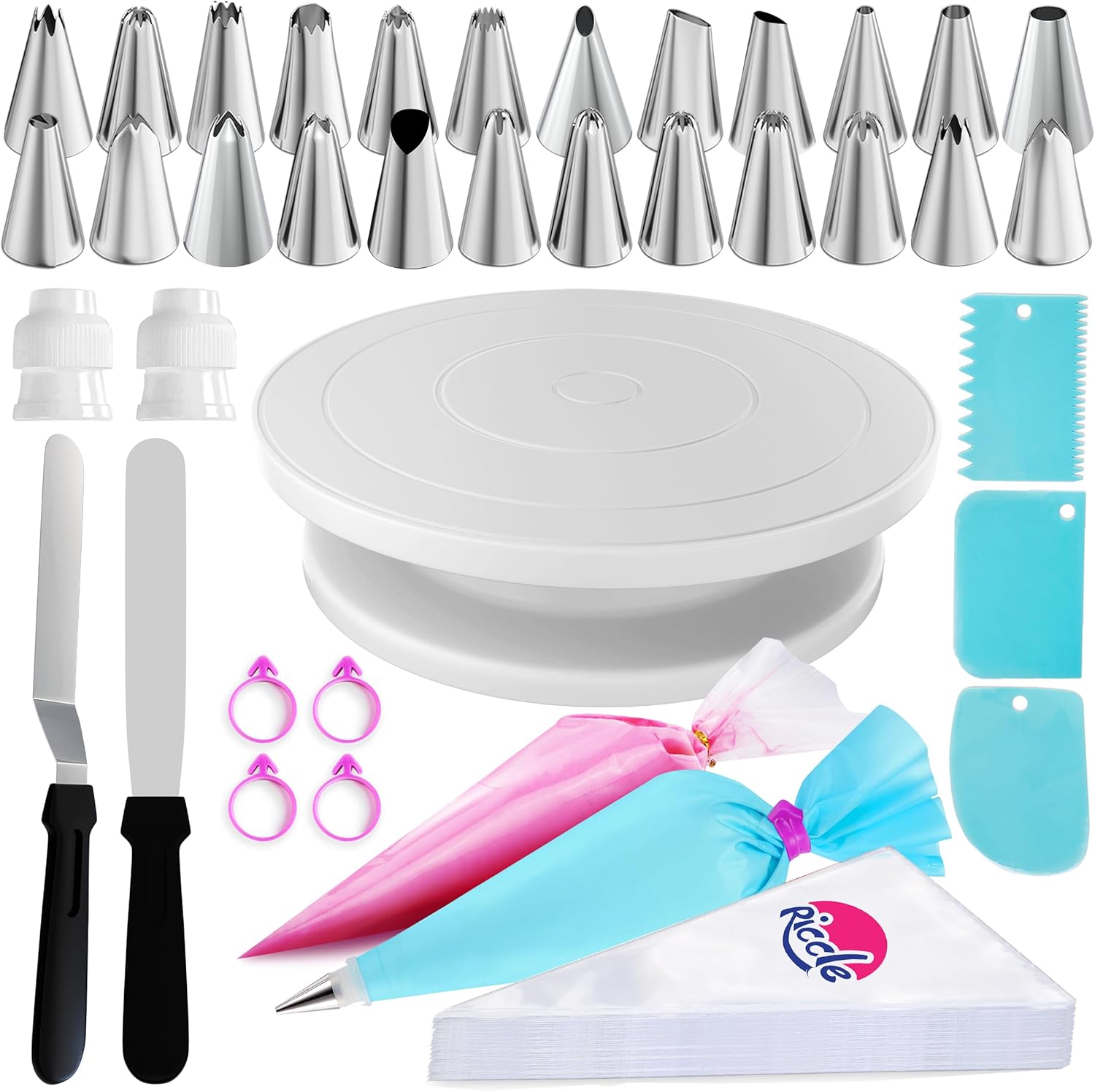 Riccle 88 pcs Cake Decorating  - Decorating Tip Set avaliação e preço