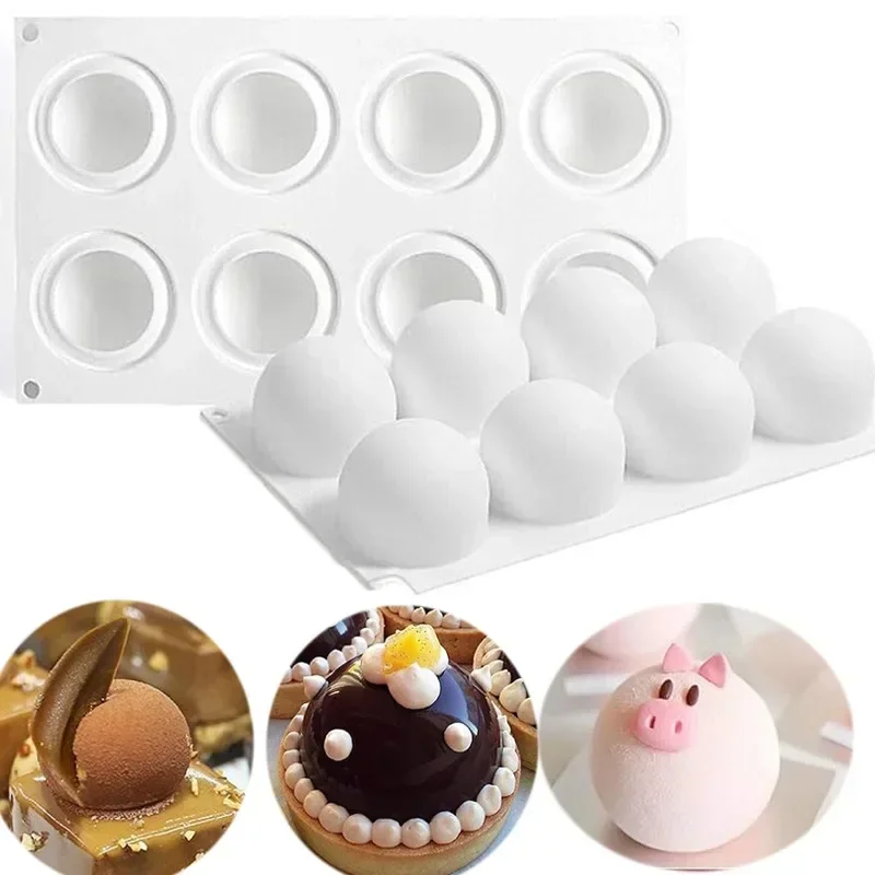 3D Sphere Silicone Mold For Mo - Kitchen Baking Store avaliação e preço