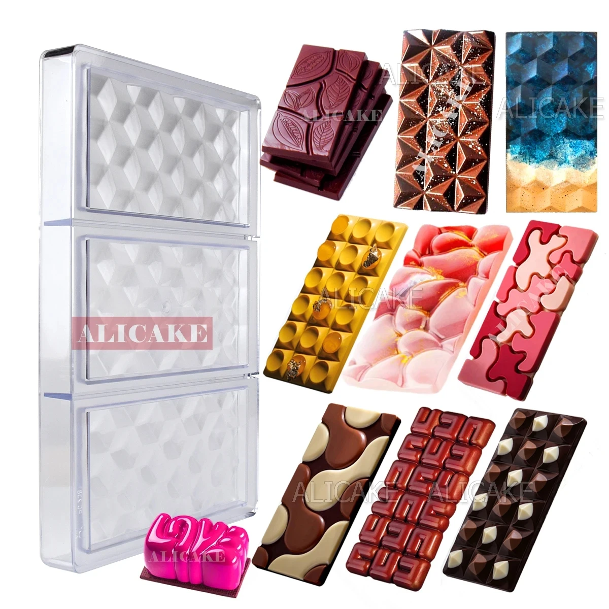 Chocolate Mould Polycarbonate  - Kitchen Baking Molds avaliação e preço