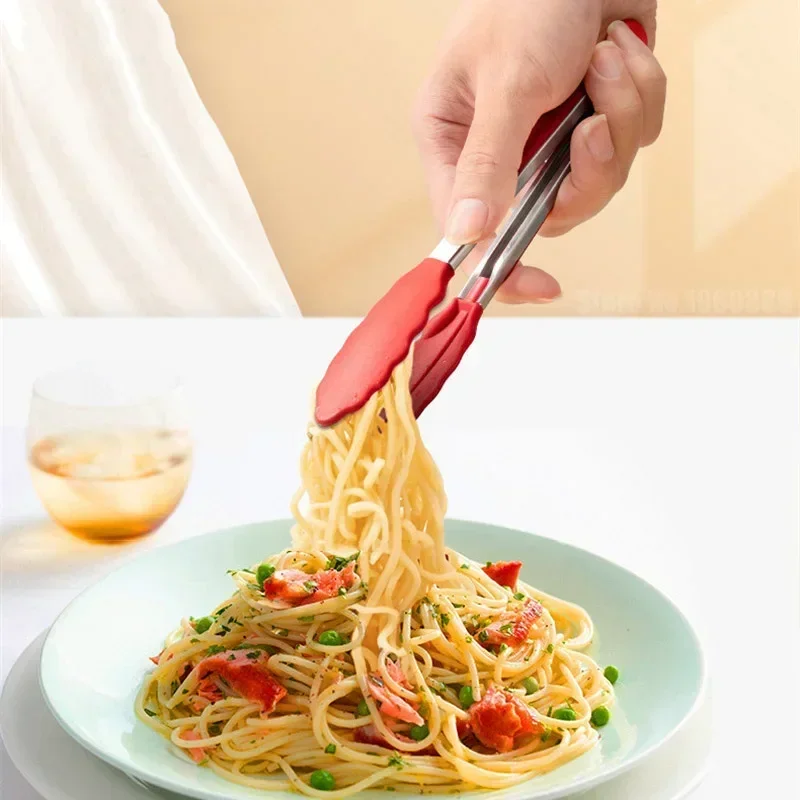 7 Inch Non-Slip Food Tongs for - Kitchen Baking Store avaliação e preço