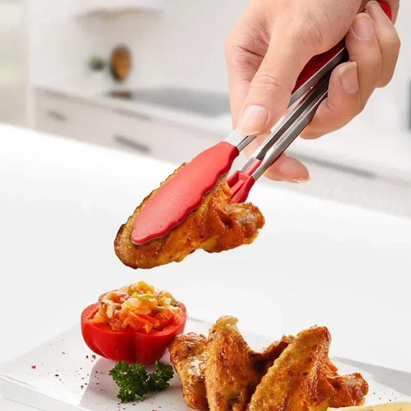 7 Inch Non-Slip Food Tongs for - Kitchen Baking Store avaliação e preço