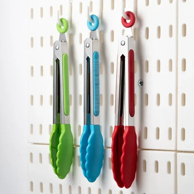 7 Inch Non-Slip Food Tongs for - Kitchen Baking Store avaliação e preço