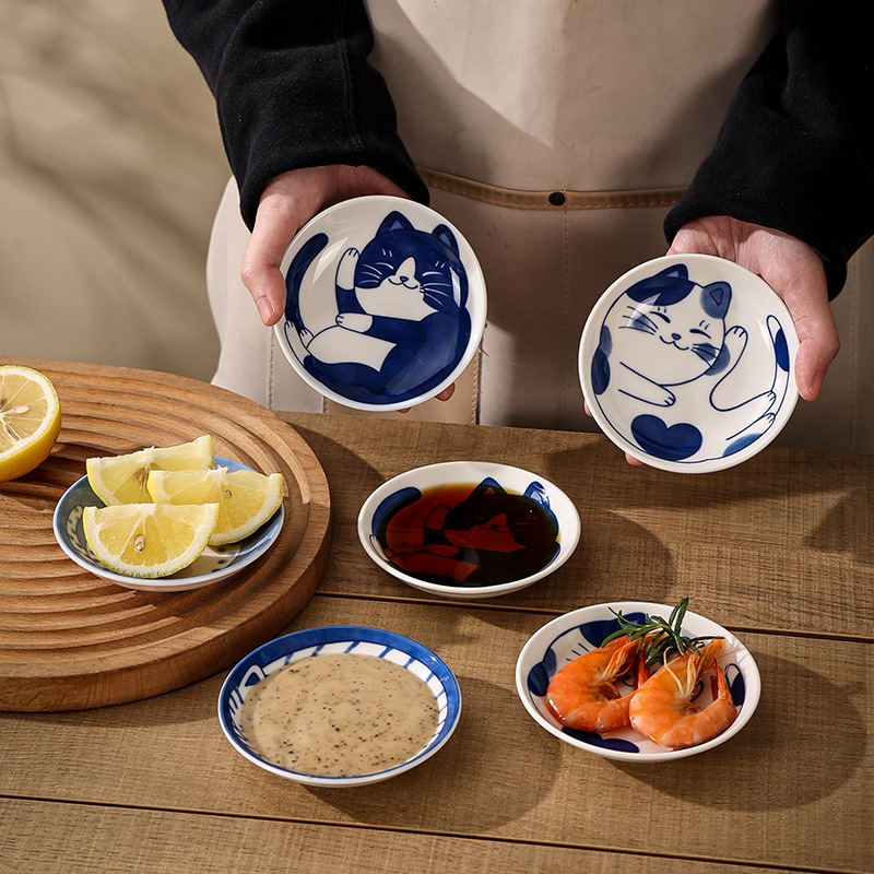 1/4pcs Ceramic Dessert Sauce D - Cake Board Round avaliação e preço