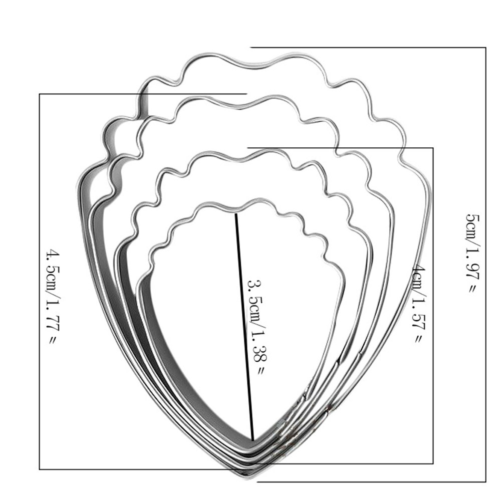 4Pcs Stainless Steel Cookie Cu - Cookie Cutter Set avaliação e preço