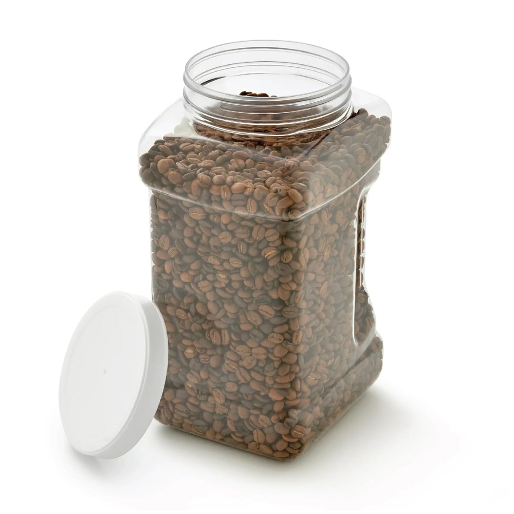4 Pack Clear Plastic Canister  - Kitchen Baking Canisters avaliação e preço