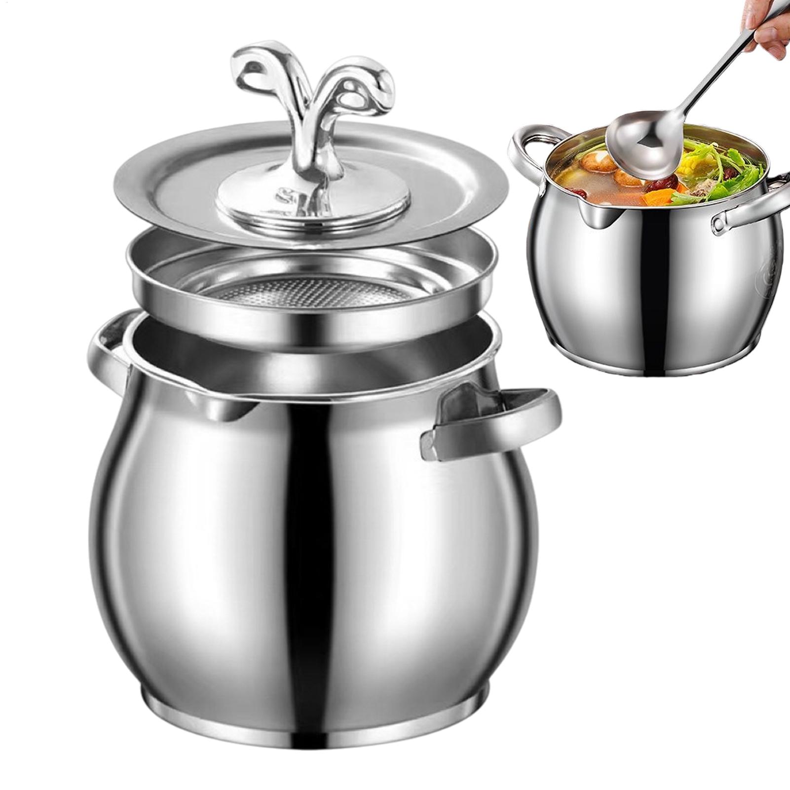 Bacon Grease Saver Stainless S - Kitchen Baking Canisters avaliação e preço