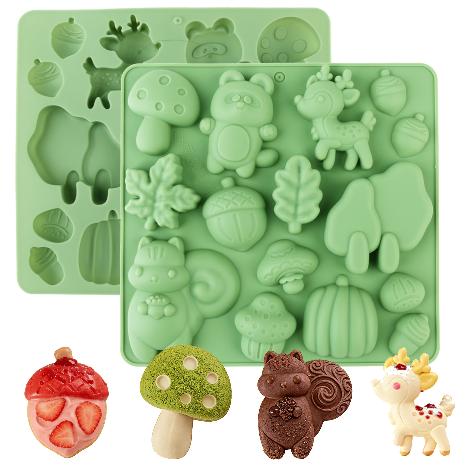 1 Silicone Cake Mold in the Sh - Kitchen Baking Molds avaliação e preço