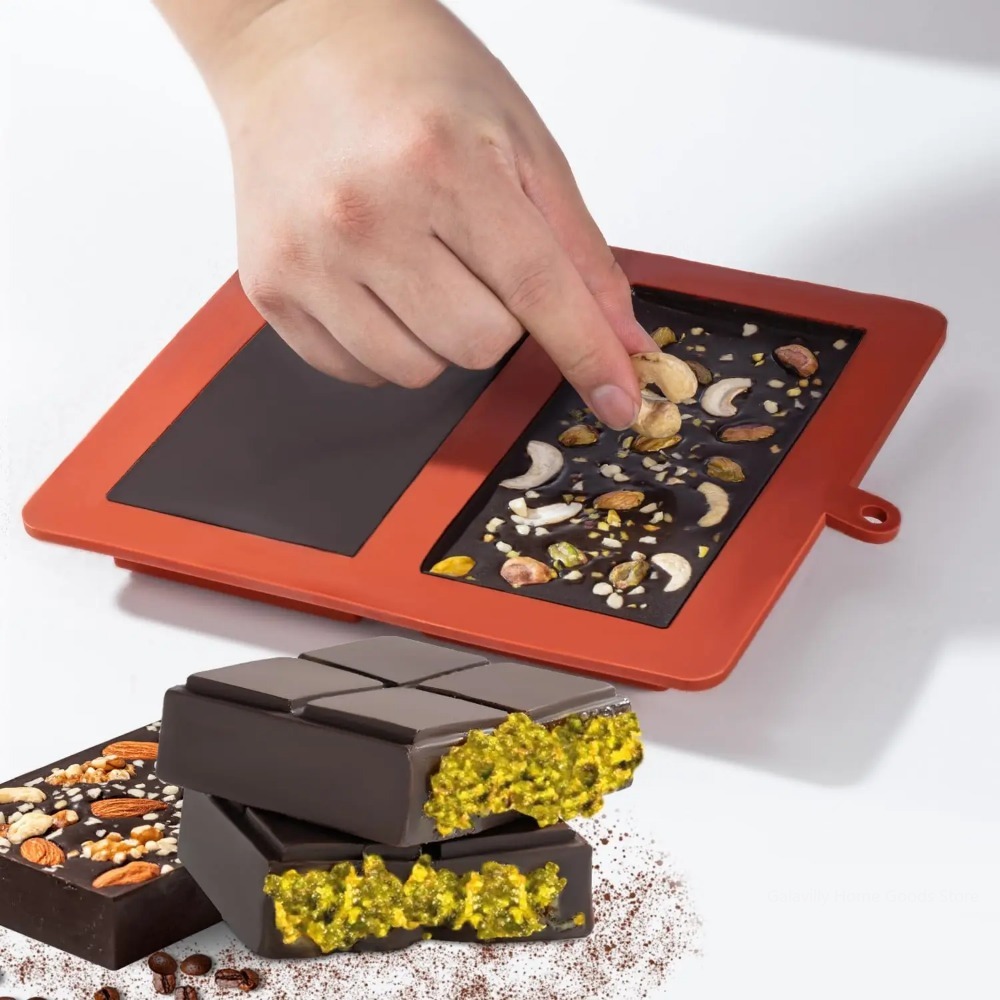 Dubai Chocolate Mold Bar Pista - Kitchen Baking Molds avaliação e preço