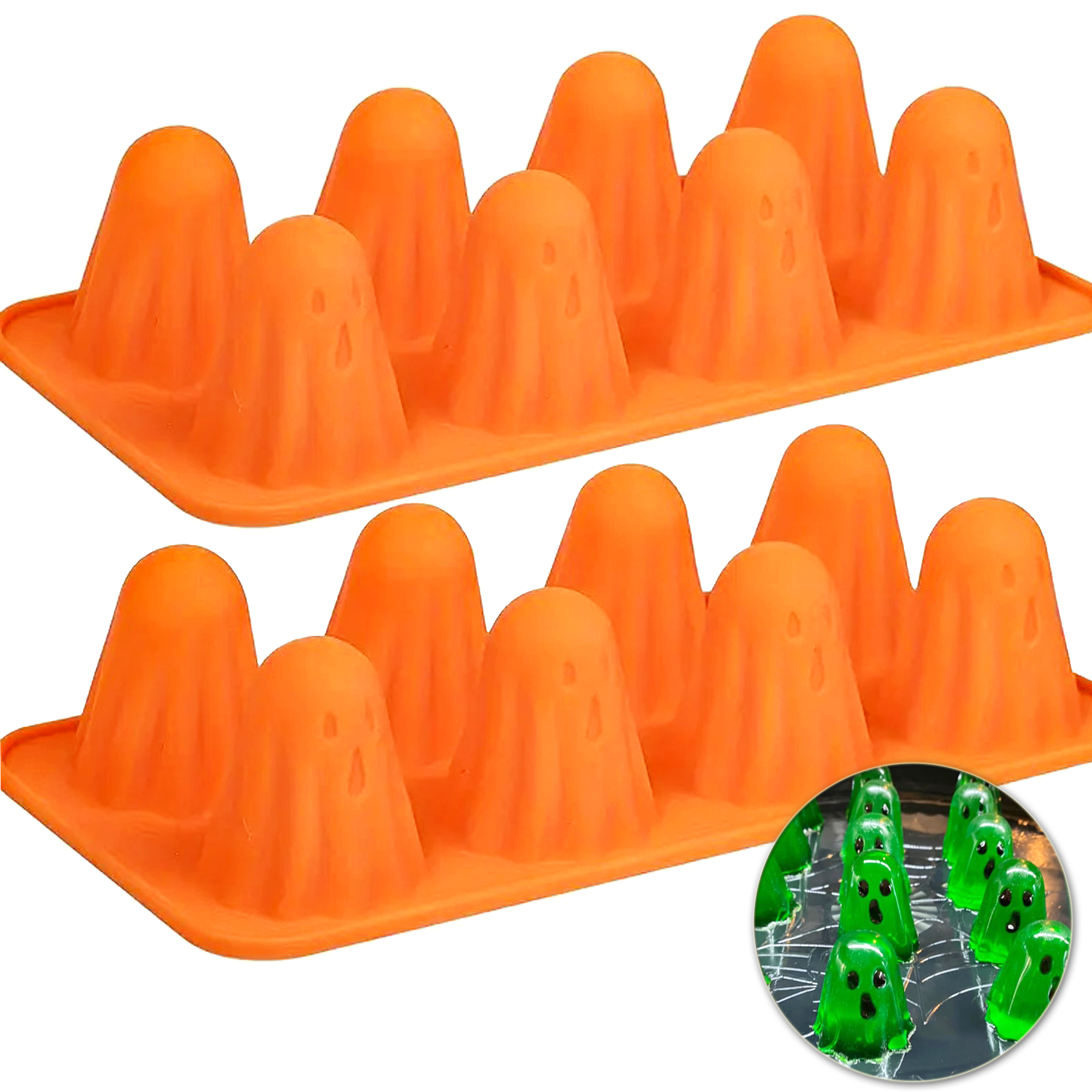 1 Pack Silicone Halloween Cand - Kitchen Baking Molds avaliação e preço