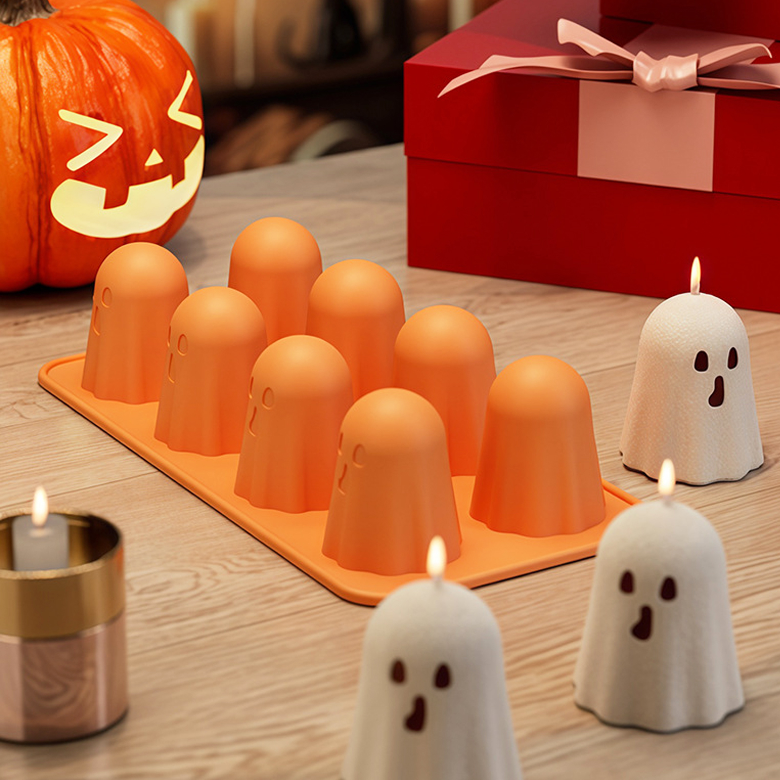 1 Pack Silicone Halloween Cand - Kitchen Baking Molds avaliação e preço
