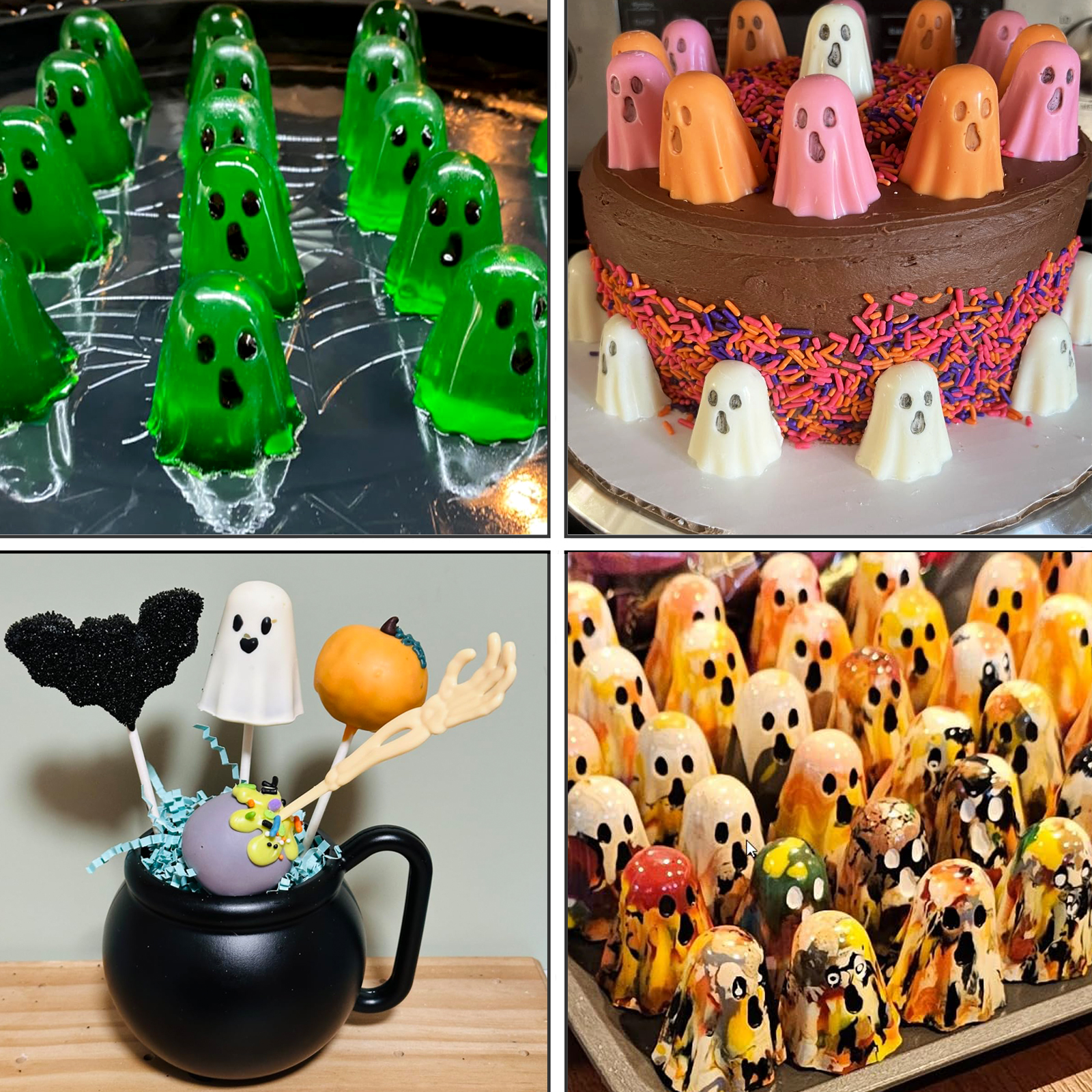 1 Pack Silicone Halloween Cand - Kitchen Baking Molds avaliação e preço