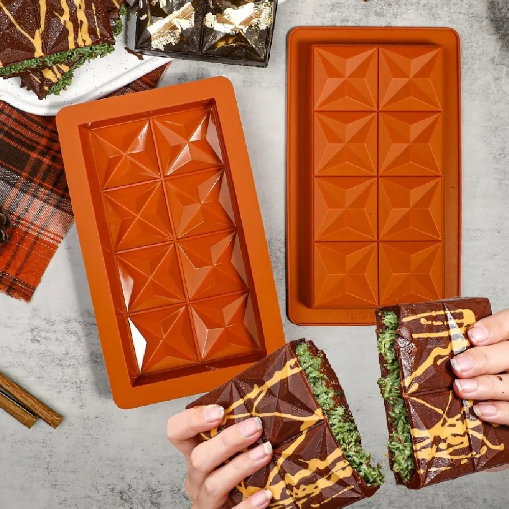 Chocolate Bar Mold - Non-Stick - Kitchen Baking Molds avaliação e preço