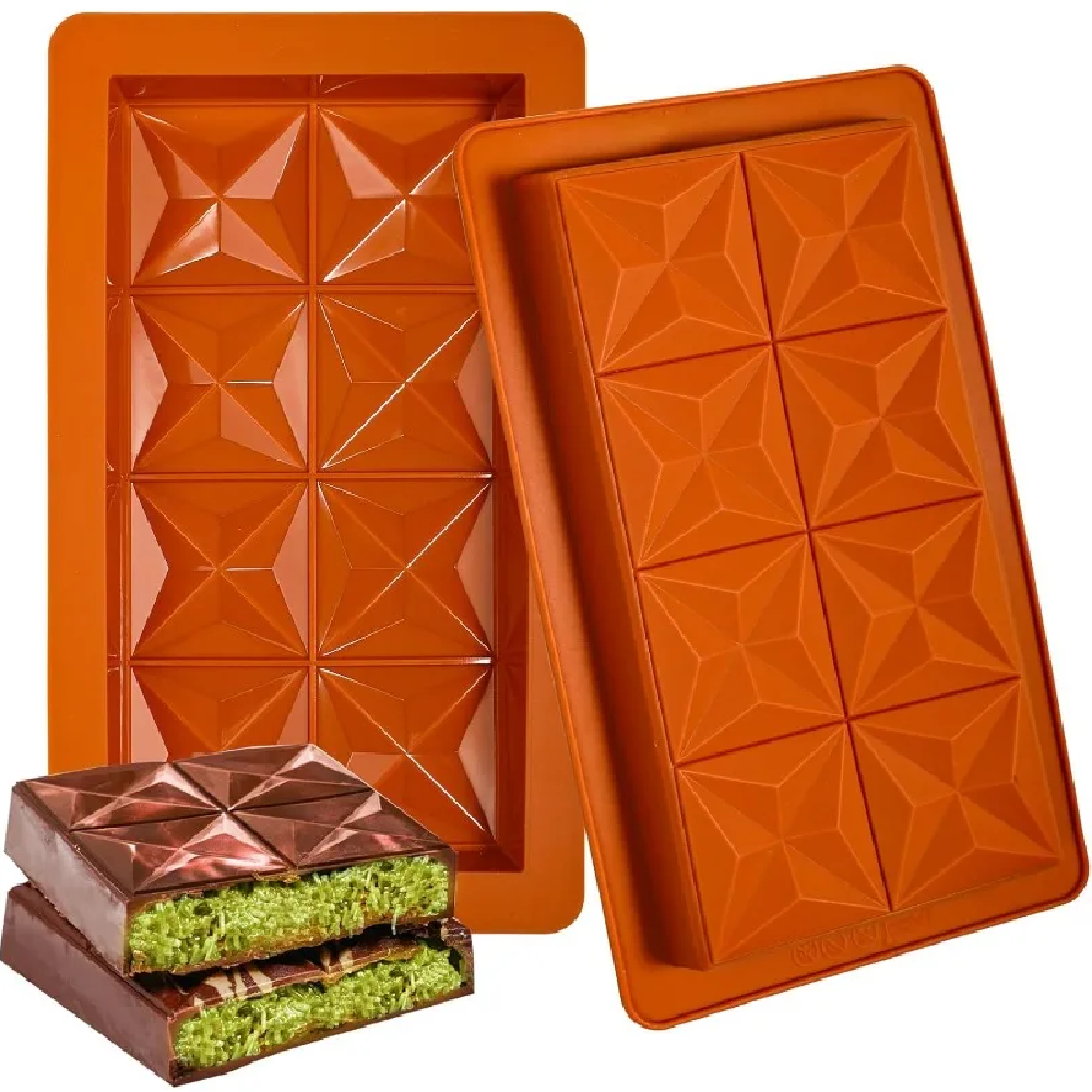 Chocolate Bar Mold - Non-Stick - Kitchen Baking Molds avaliação e preço