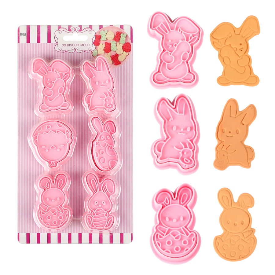 6pcs/Set Easter Bunny Cookie C - Cookie Cutter Set avaliação e preço