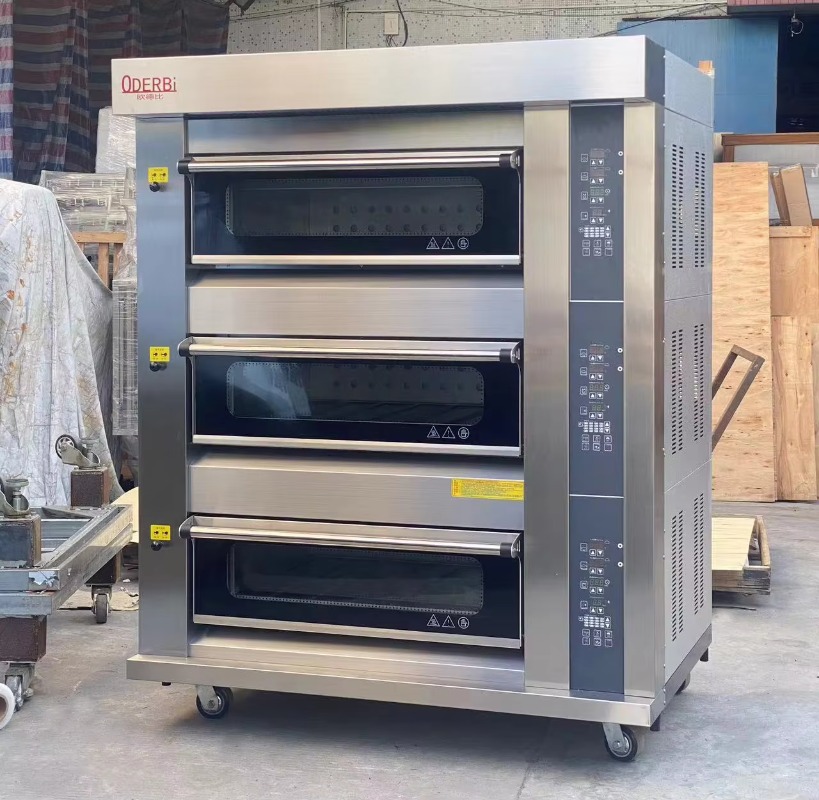 Customized Commercial 3 Deck 6 - Commercial Kitchen Baking Oven avaliação e preço