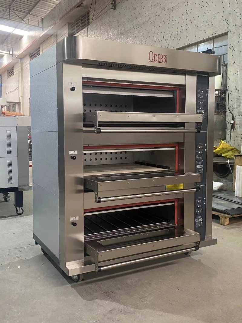 Customized Commercial 3 Deck 6 - Commercial Kitchen Baking Oven avaliação e preço